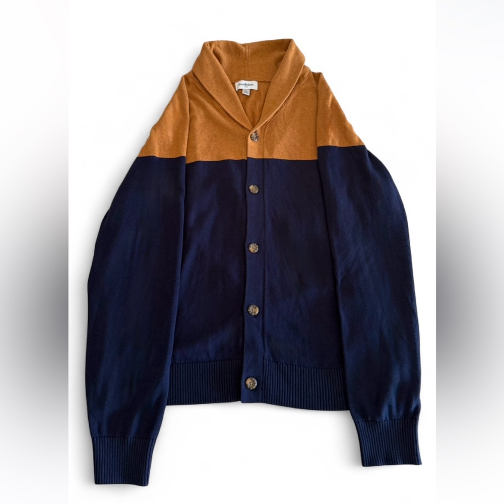 NWOT Men’s Colorblock Cardigan Sweater - XL - Goodfellow & Co.